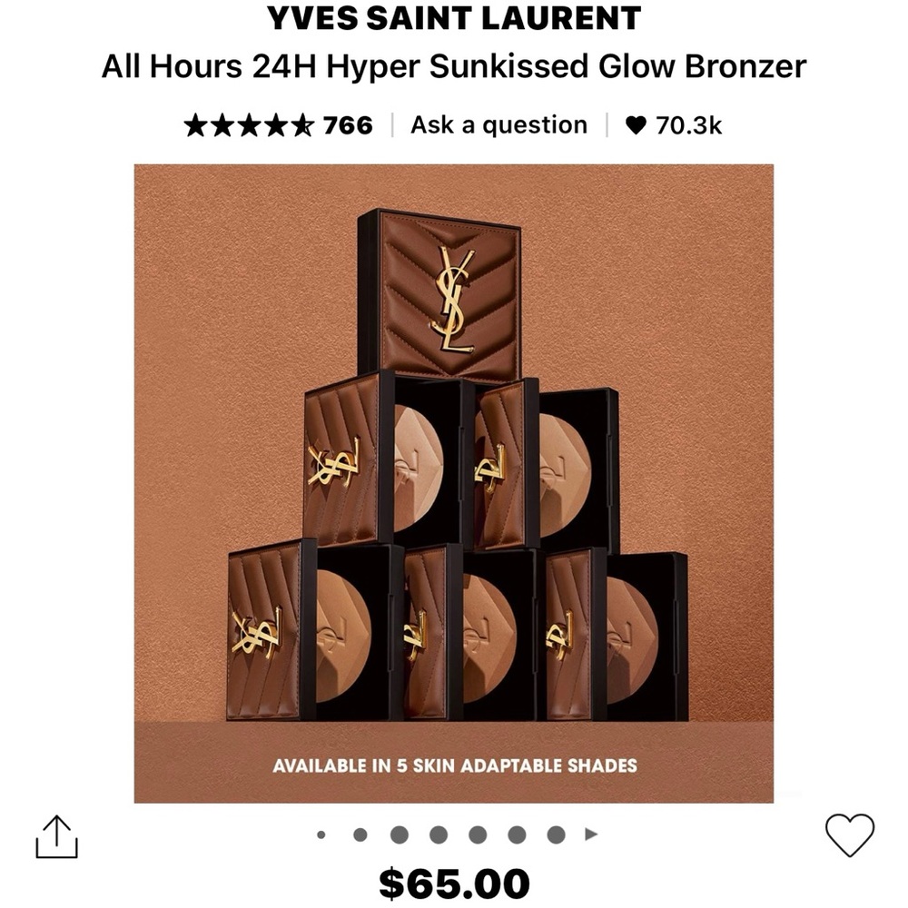 Yves Saint Laurent All Hours Hyper Bronze -BRAND NEW! - Picture 15 of 15
